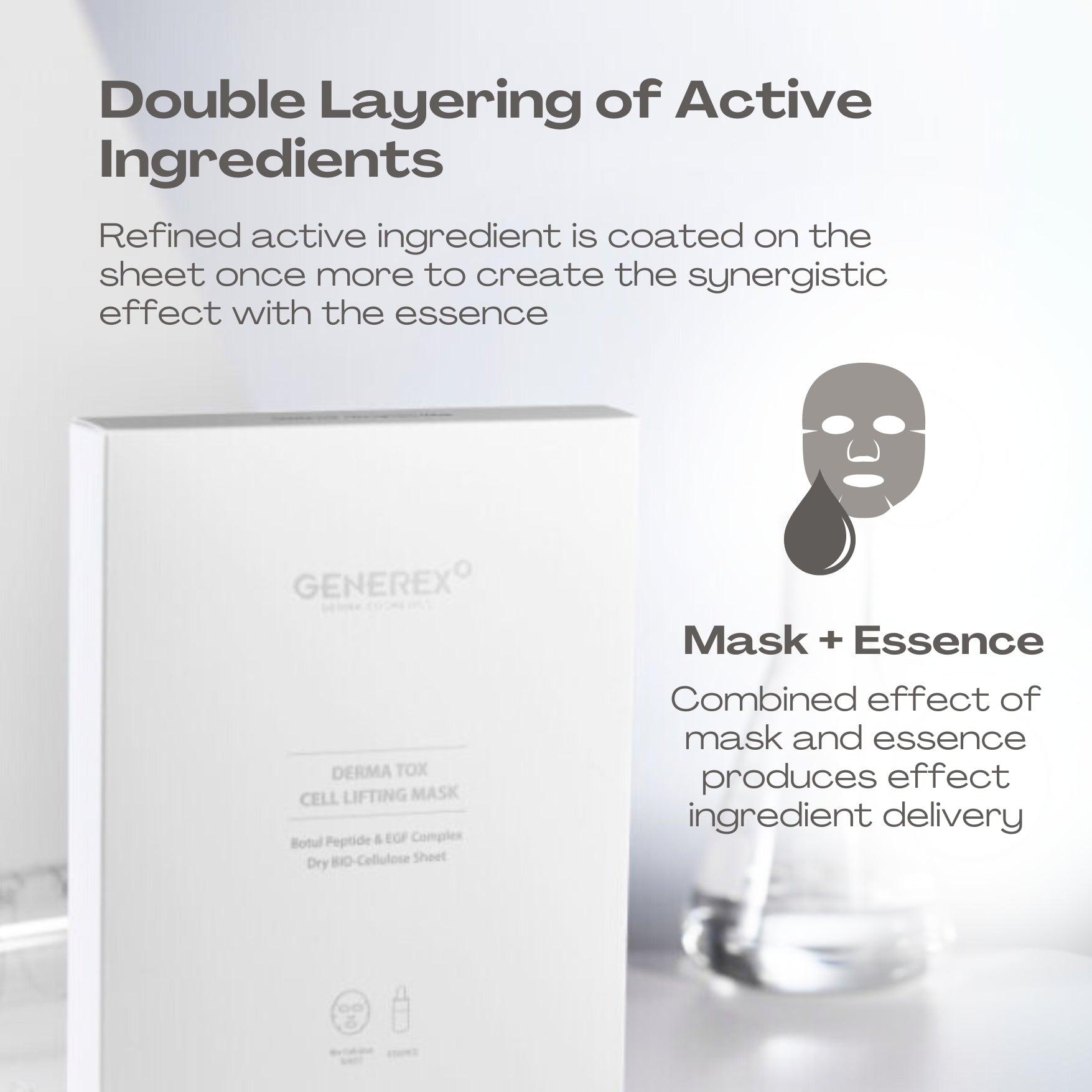 GENEREX FACE MASK (1 BOX) W CONCENTRATE BIRDNEST