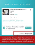 FRESH COOKED CONCENTRATE 26 CREDIT PACKAGE (SAVE A TOTAL OF $394)
