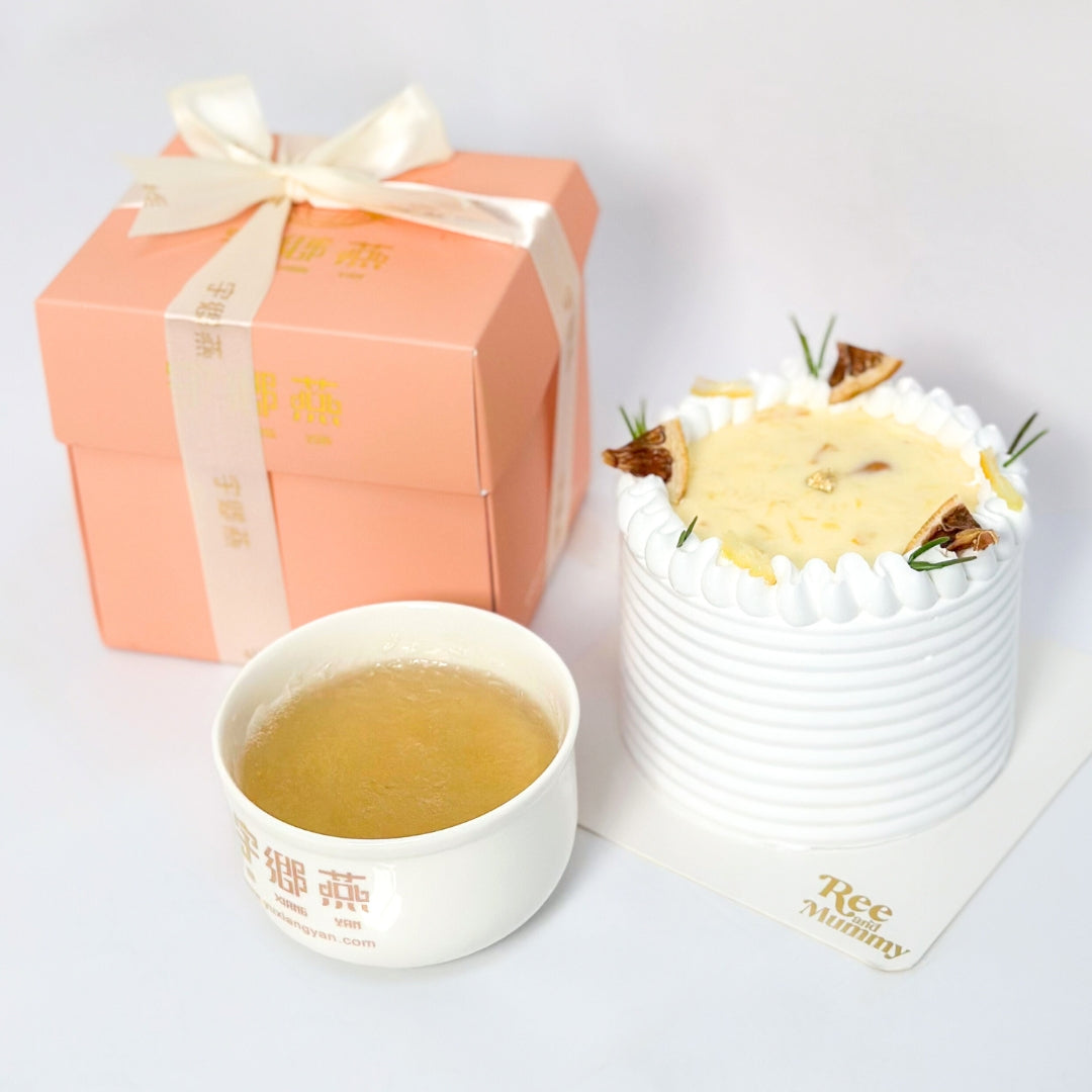 Concentrate Bird's Nest with Coffee Yuzu Cake