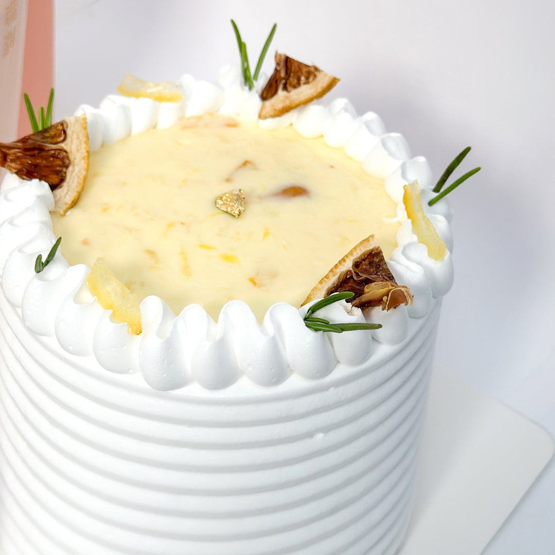 Concentrate Bird's Nest with Coffee Yuzu Cake