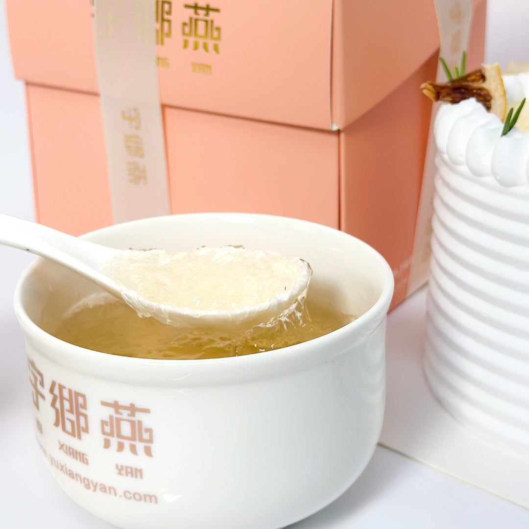 Concentrate Bird's Nest with Coffee Yuzu Cake