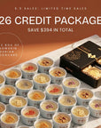 FRESH COOKED CONCENTRATE 26 CREDIT PACKAGE (SAVE A TOTAL OF $394)