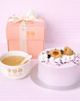 Concentrate Bird's Nest with Lychee Rose Cake