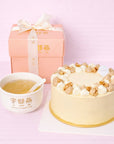 Concentrate Bird's Nest with Roasted Hojicha Chrysanthemum Cake