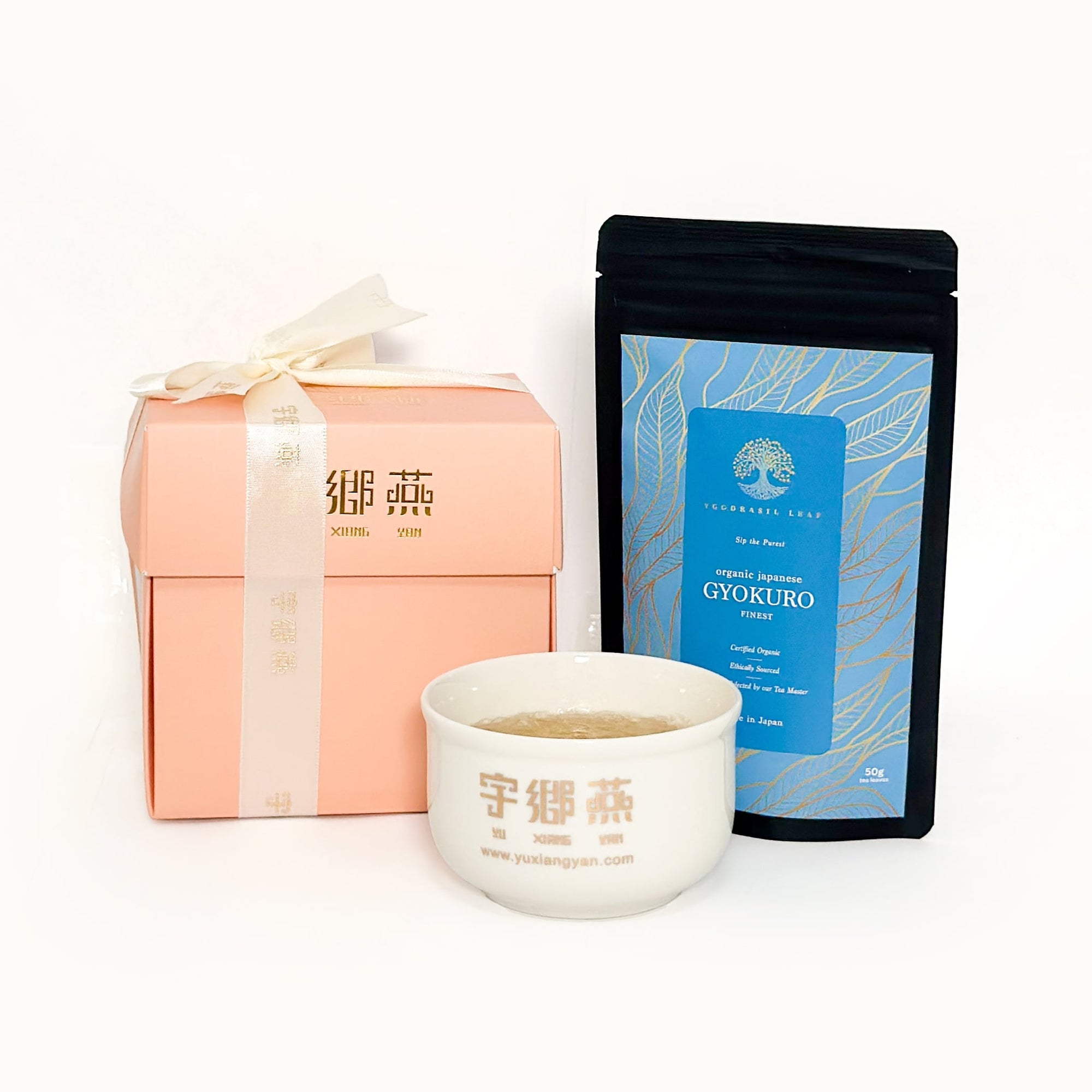 Concentrate Bird's Nest with Gyokuro Green Tea Leaves