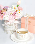 Concentrate Bird's Nest with Pink Tweed Bouquet
