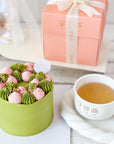 Concentrate Bird's Nest with Kyoto Matcha Strawberry Cake
