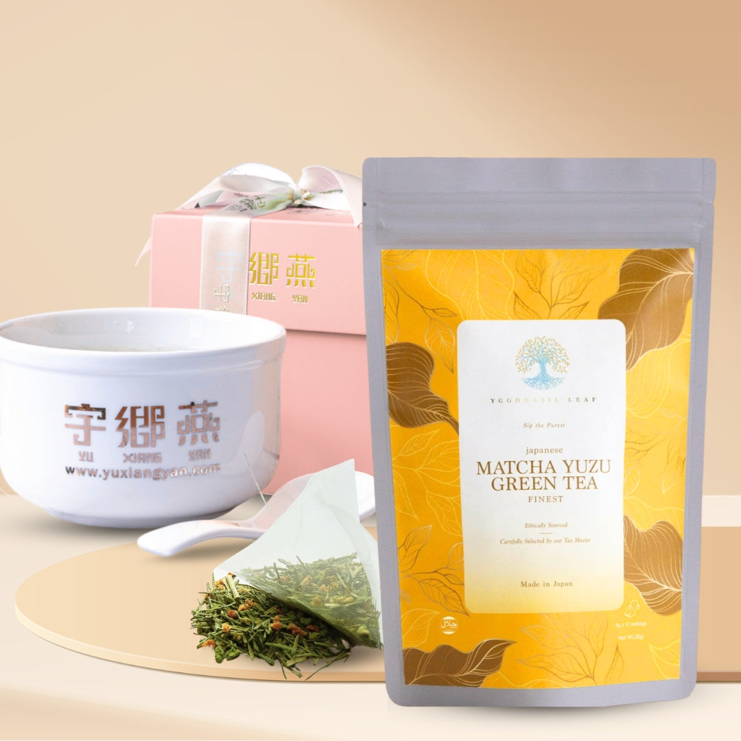 Concentrate Bird's Nest with Matcha Yuzu Green Tea Bags
