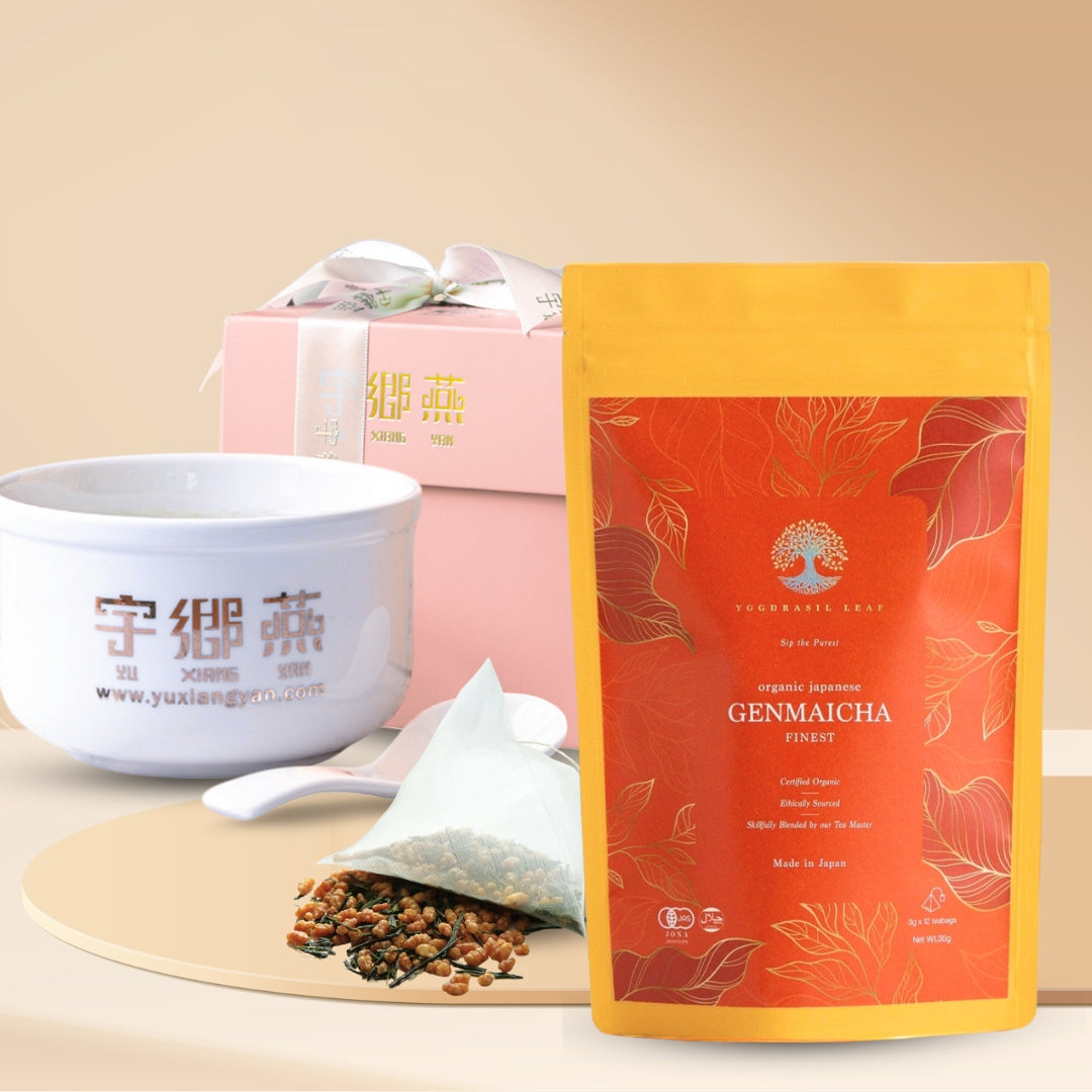 Concentrate Bird's Nest with Genmaicha Tea Bags