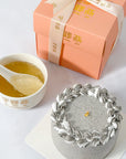 Concentrate Bird's Nest with Black Sesame Cake