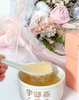 Concentrate Bird's Nest with Petite Preserved Rose Bouquet