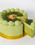 Concentrate Bird's Nest with Uji Matcha Cloud Cake