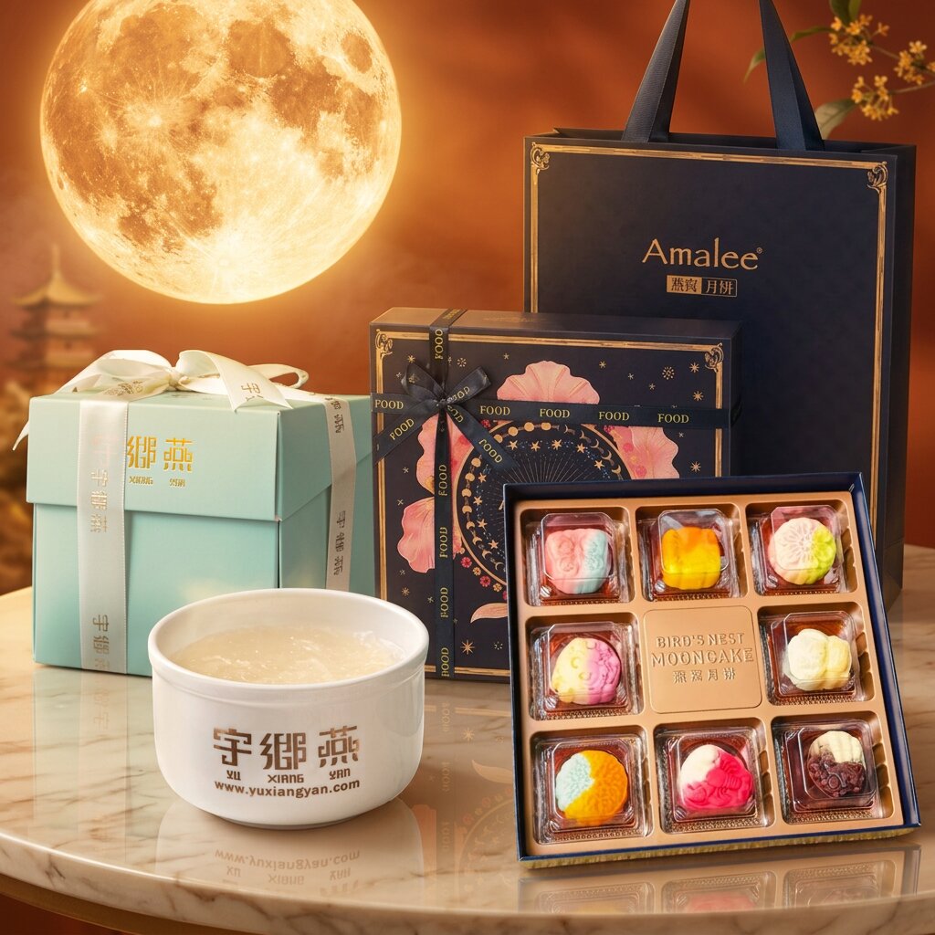 1 Bowl Concentrate Bird's Nest with Bird's Nest Mooncake