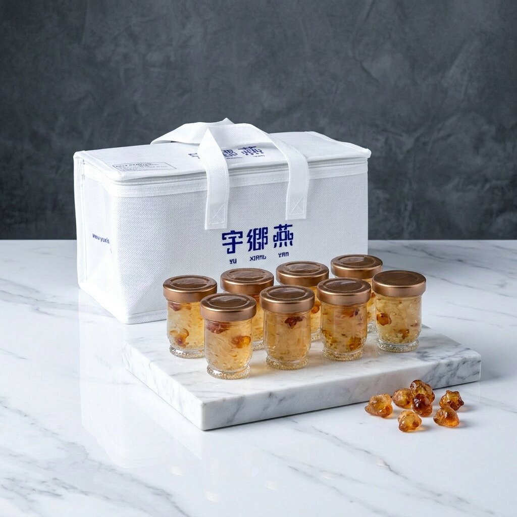 Fresh Cooked Bottled Bird's Nest Tao Jiao (8x75ml)